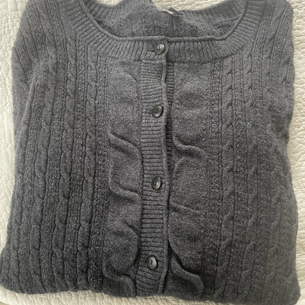 Women’s Eddie Bauer size medium button up cotton blend cardigan - Picture 1 of 8